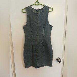 Express Blue Denim Mini Dress
